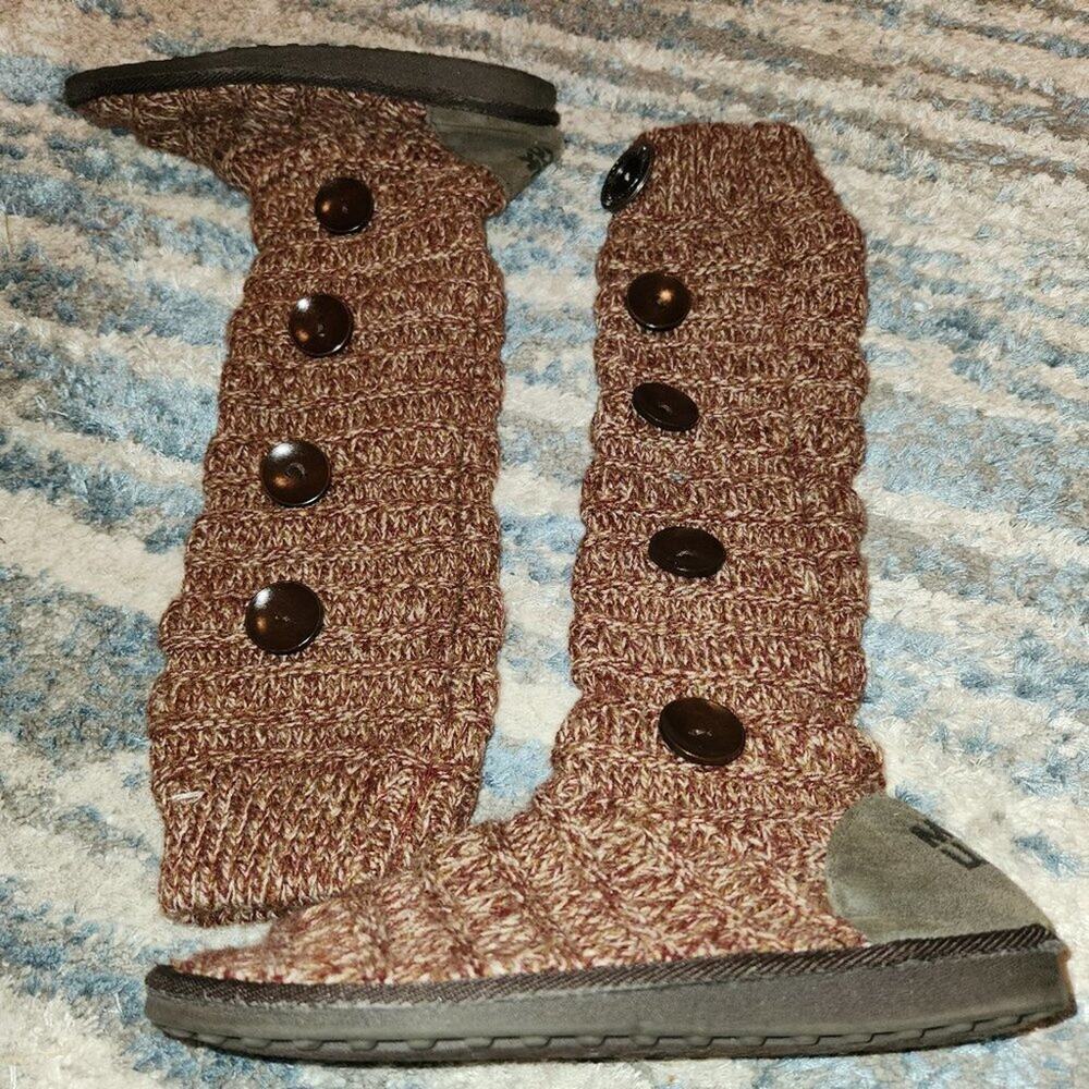 Muks Luks knitted boots || sz 8 - Picture 4 of 9
